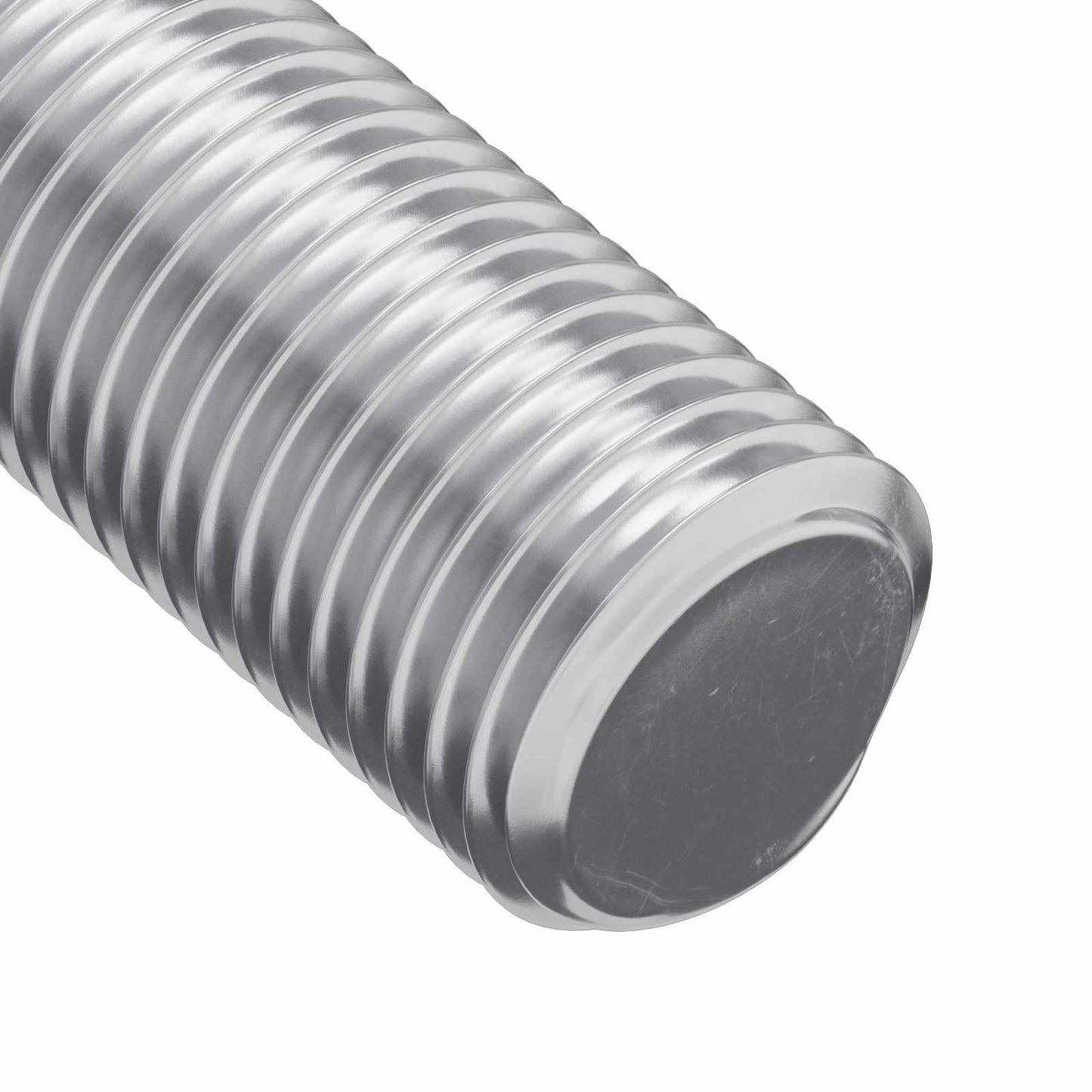 Threaded Rod 2 pcs Silver 8 x 55 mm Steel