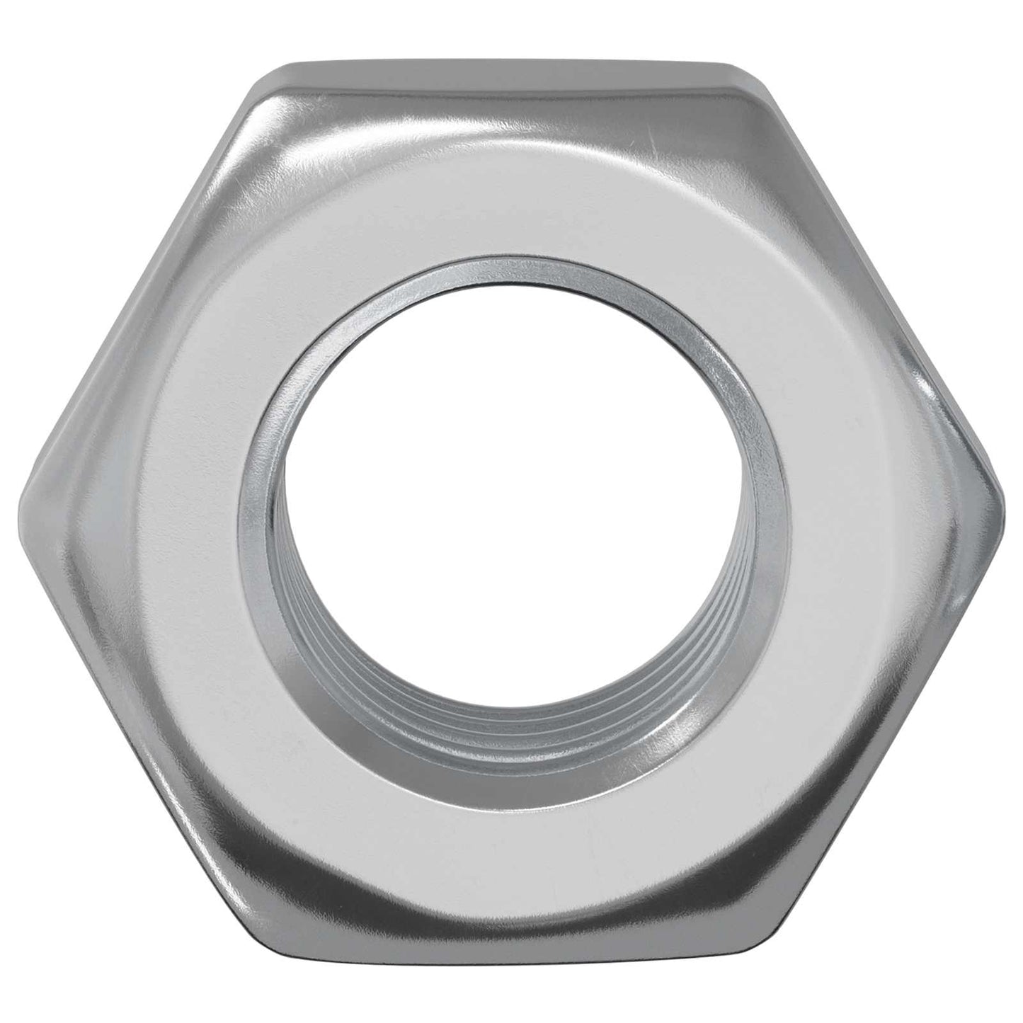Hex Nut 2 pcs Silver M8 Metal