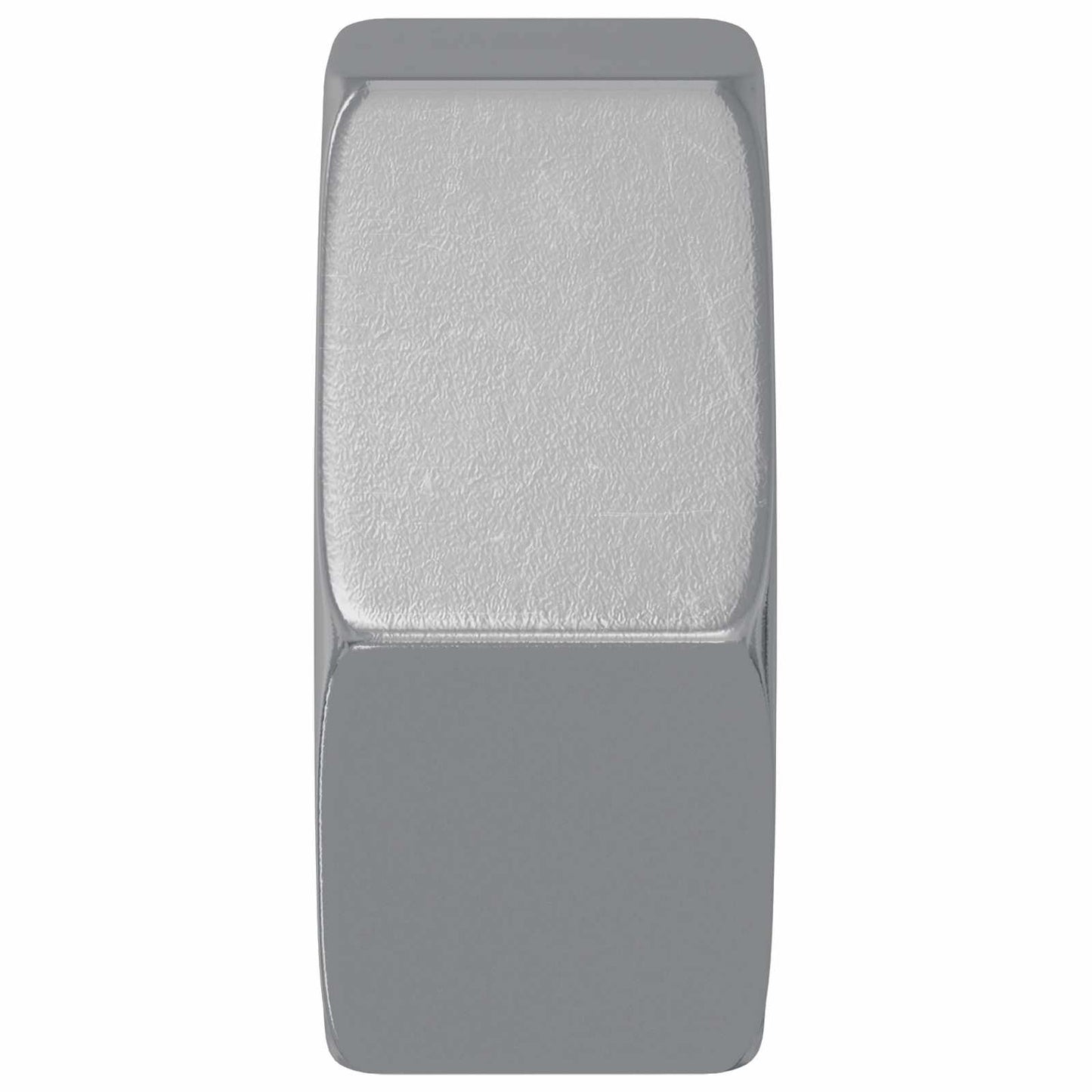 Hex Nut 2 pcs Silver M6 Metal
