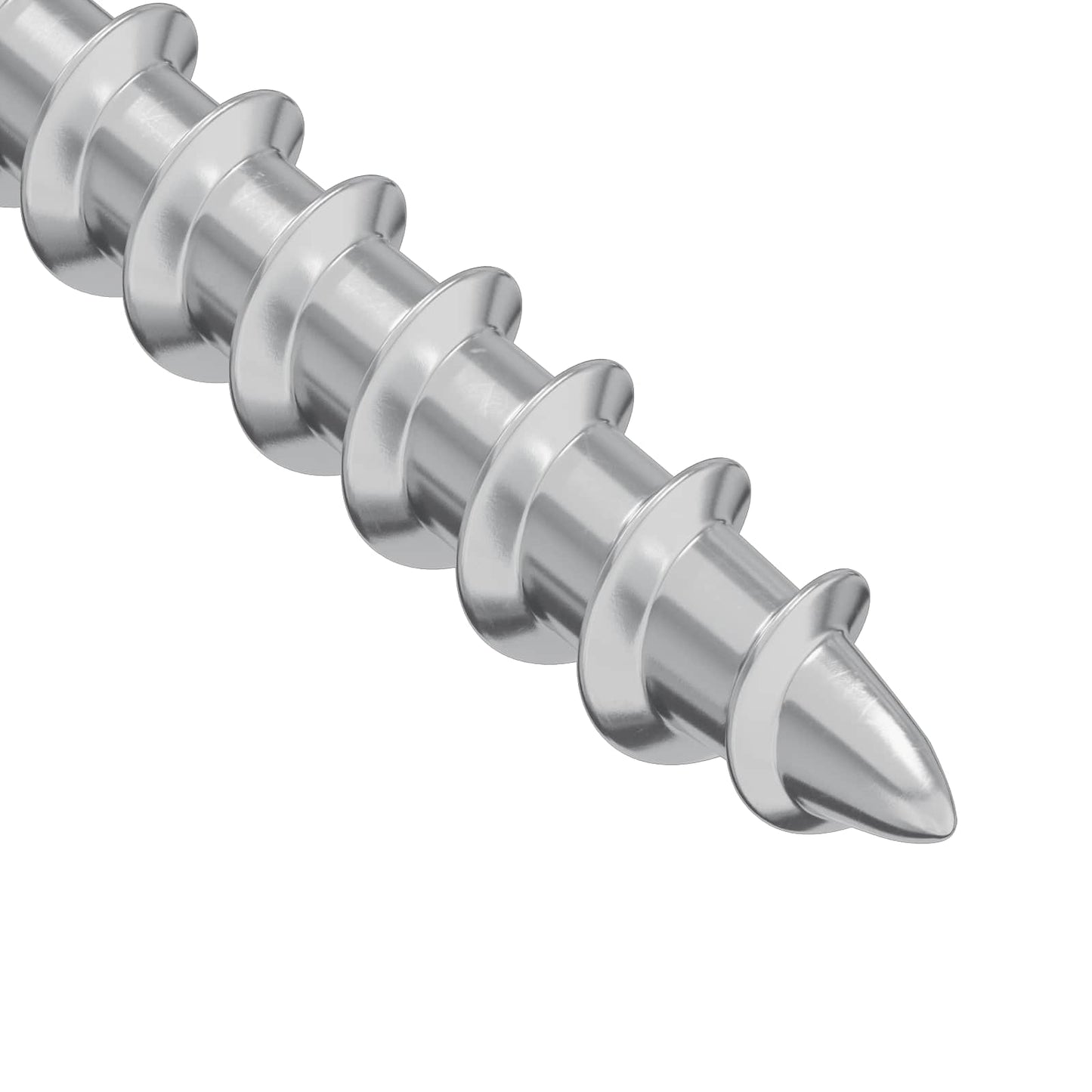 Screw 2 pcs Silver 9.8 x 35 mm Iron