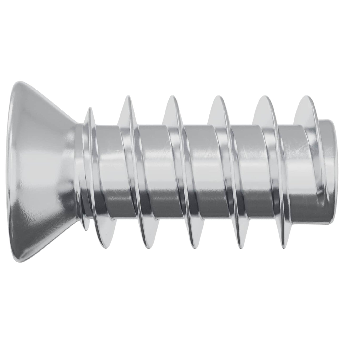 Screw 2 pcs Silver M6 x 12 mm Iron