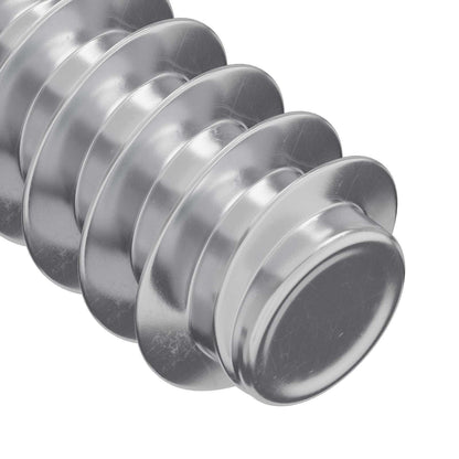 Screw 12 pcs Silver M6 x 12 mm Iron