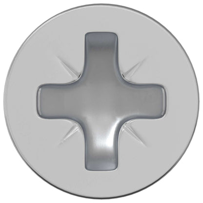 Screw 12 pcs Silver M6 x 12 mm Iron