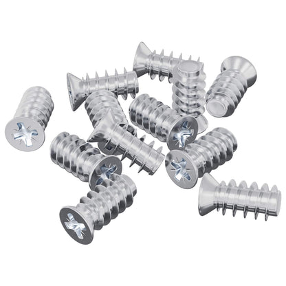 Screw 10909 pcs Silver M6 x 12 mm Iron