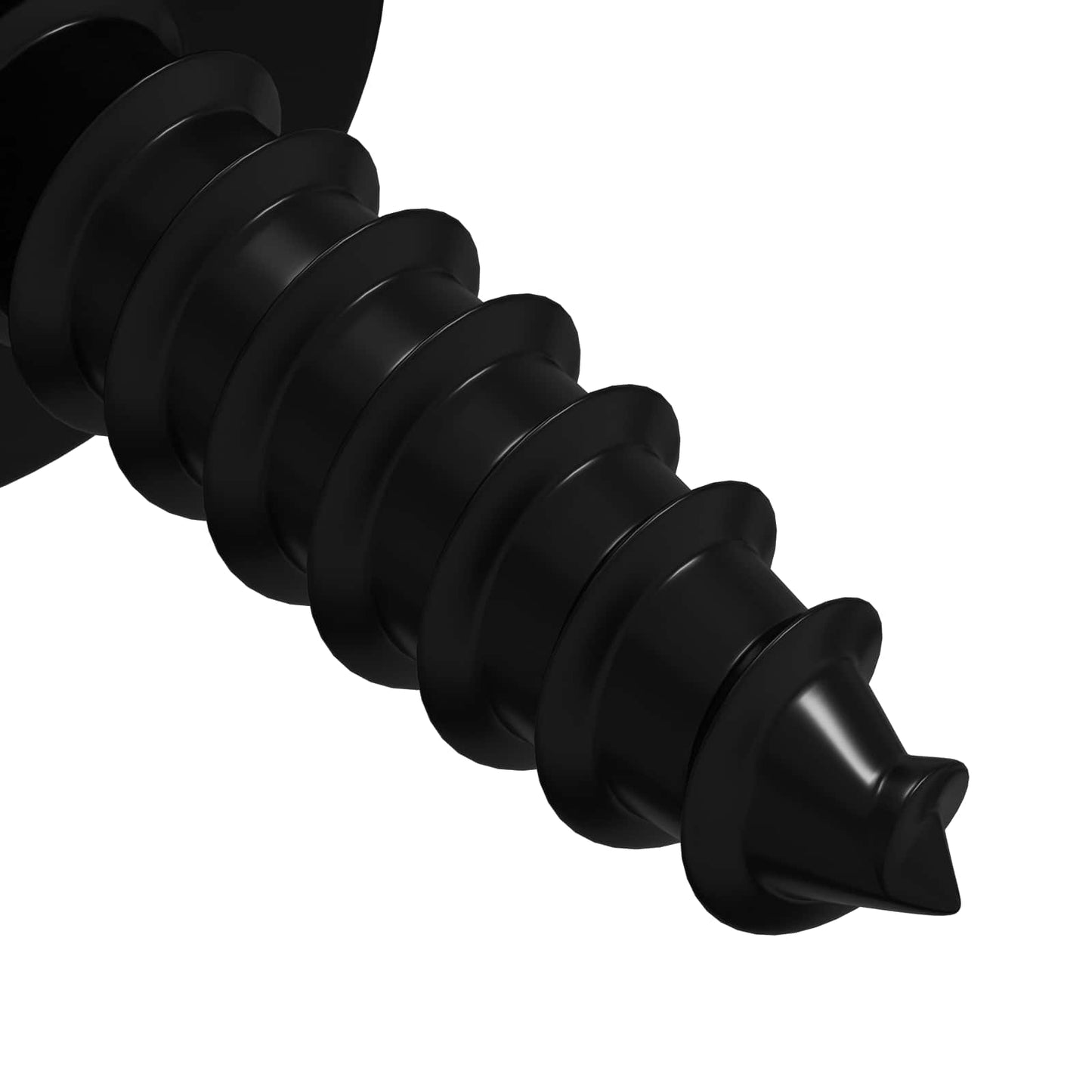 Self Tapping Nail 2 pcs Black 3.5 x 12 mm Iron