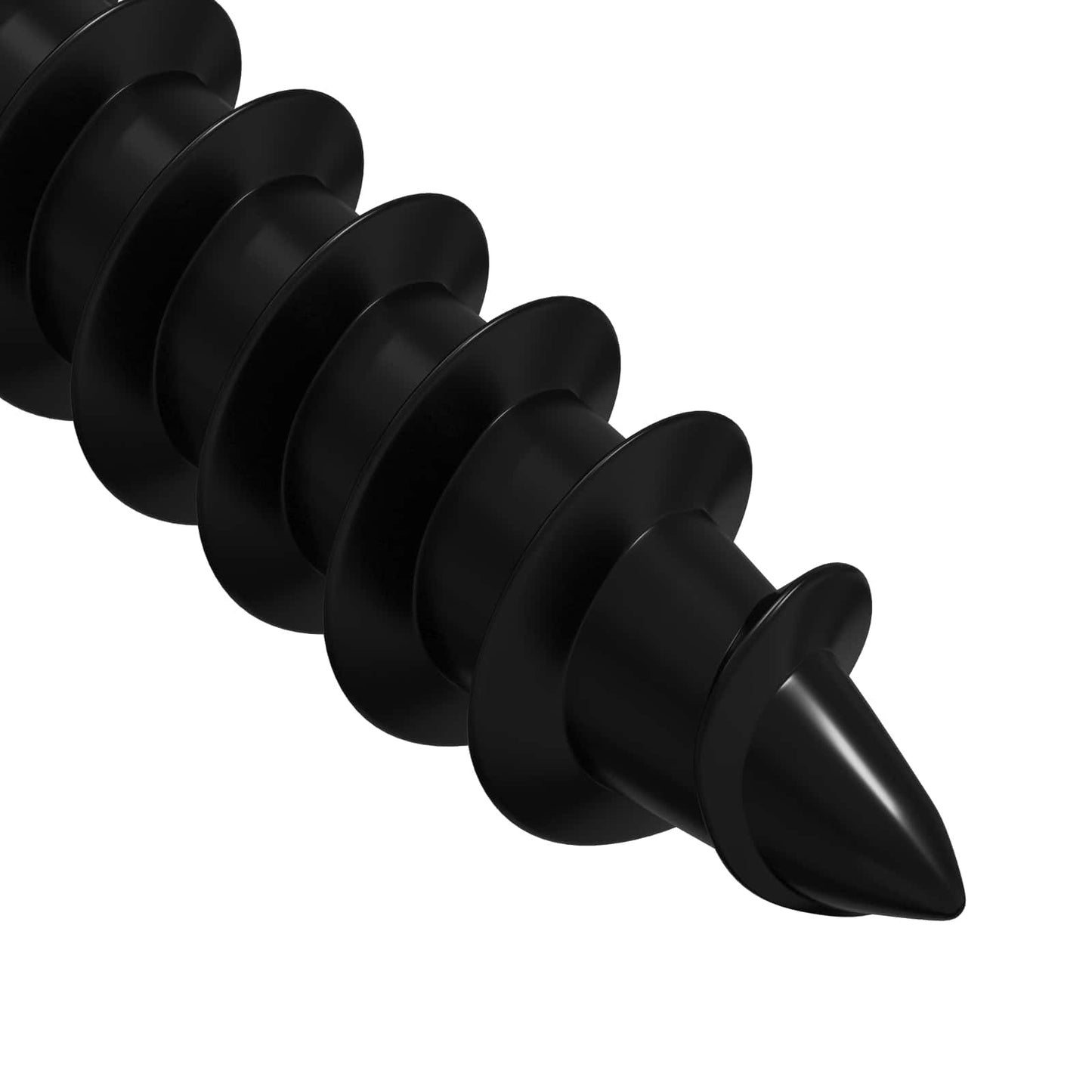 Self Tapping Nail 12 pcs Black 4 x 25 mm Steel