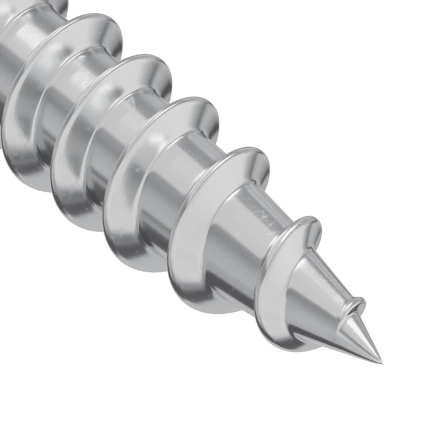 Wood Screw 2 pcs Silver M4 x 28 mm Iron