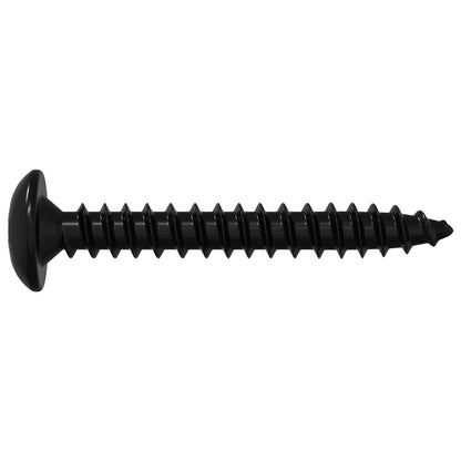 Tapping Nail 12 pcs Black M4 x 28 mm Steel