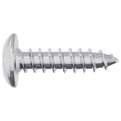 Screw 12 pcs Silver M4 x 16 mm Steel