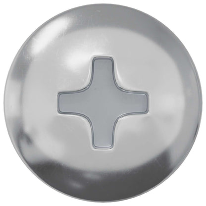 Wood Screw 12 pcs Silver 9.8 x 53 mm Steel