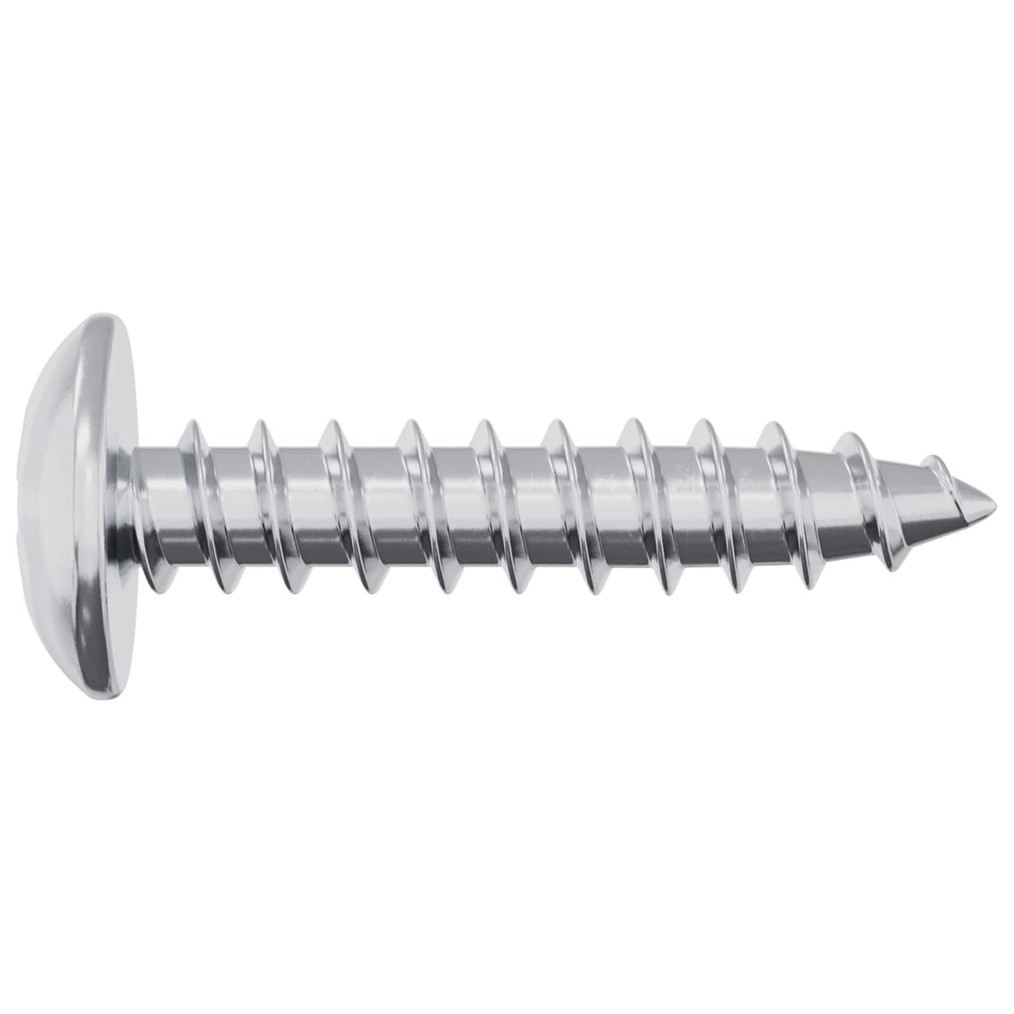 Wood Screws 2 pcs Silver M4 x 20 mm Steel