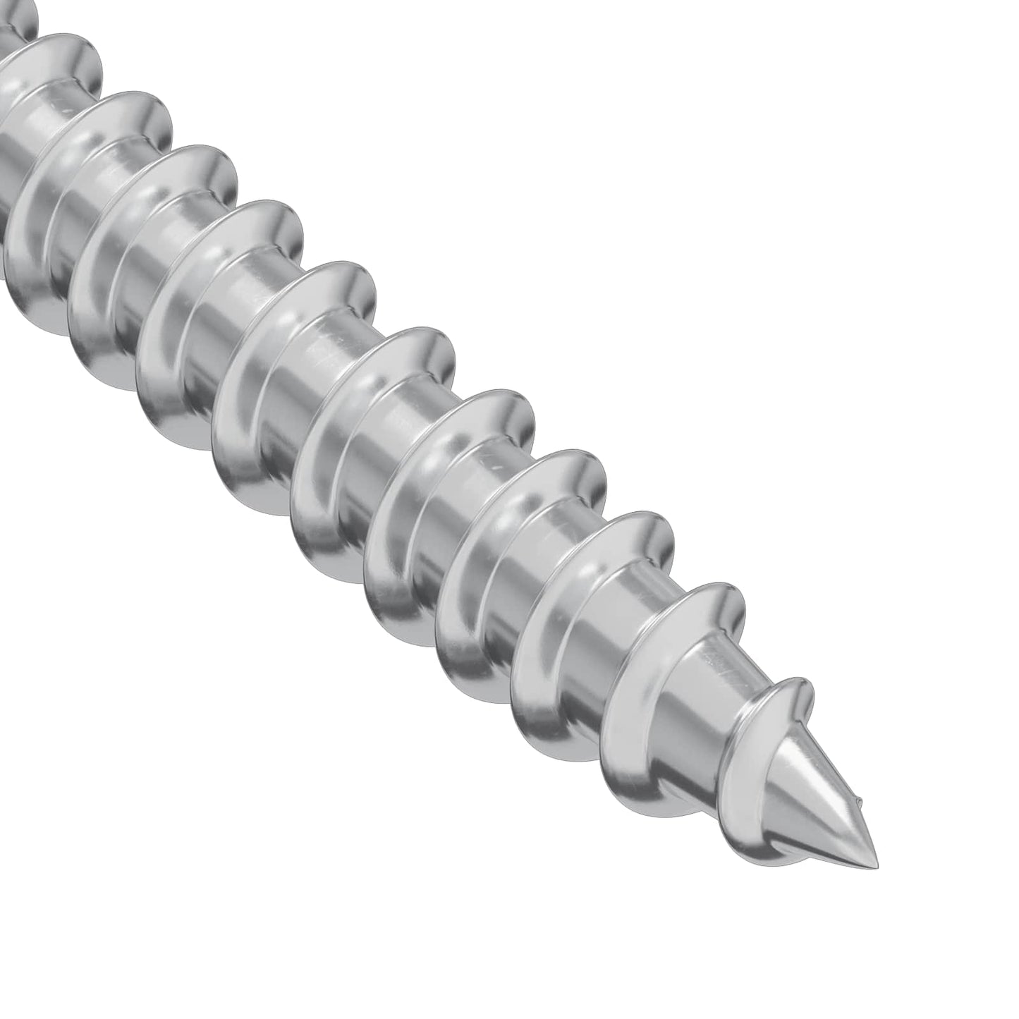 Wood Screws 12 pcs Silver M4 x 25 mm Steel