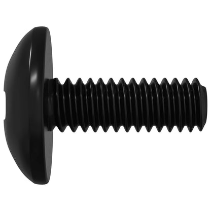 Sleeve Screws 12 pcs Black M4 x 10 mm Iron