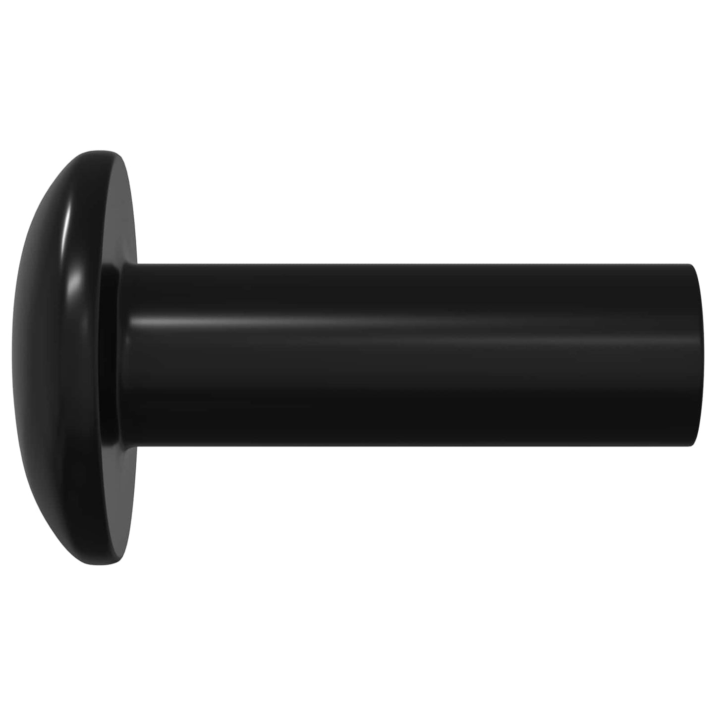 Sleeve Nuts 2 pcs Black M4 x 14.5 mm Metal