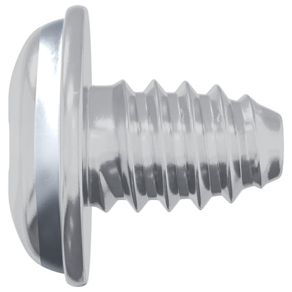 Lock Screws 12 pcs Silver M4 x 5 mm Iron