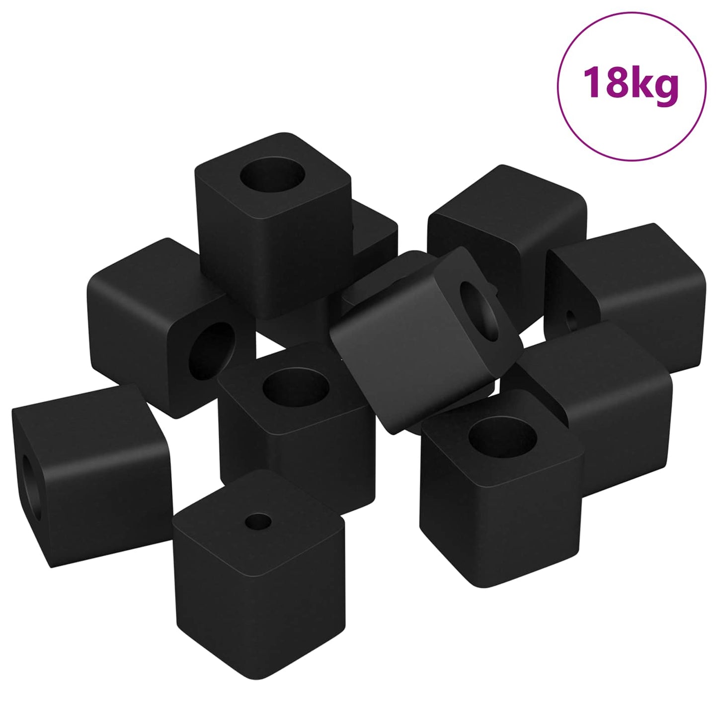 Drawer Holder 6792 pcs Black 15 x 15 x 15mm PP Copolymer