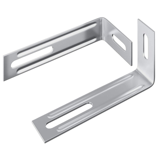 Anti Tip Bracket 2 Silver 74.5 x 15 x 32 mm Iron