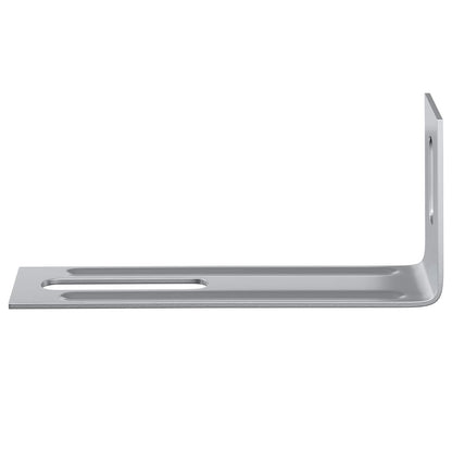 Anti Tip Bracket Plain 2 pcs Silver 74.5 x 15 x 32 mm Iron