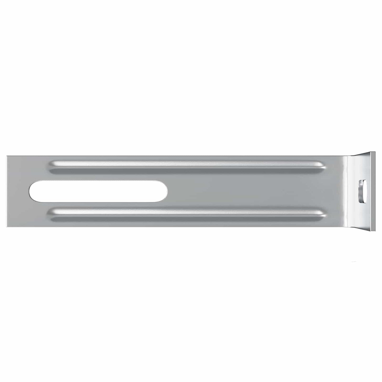 Anti Tip Bracket Plain 2 pcs Silver 74.5 x 15 x 32 mm Iron
