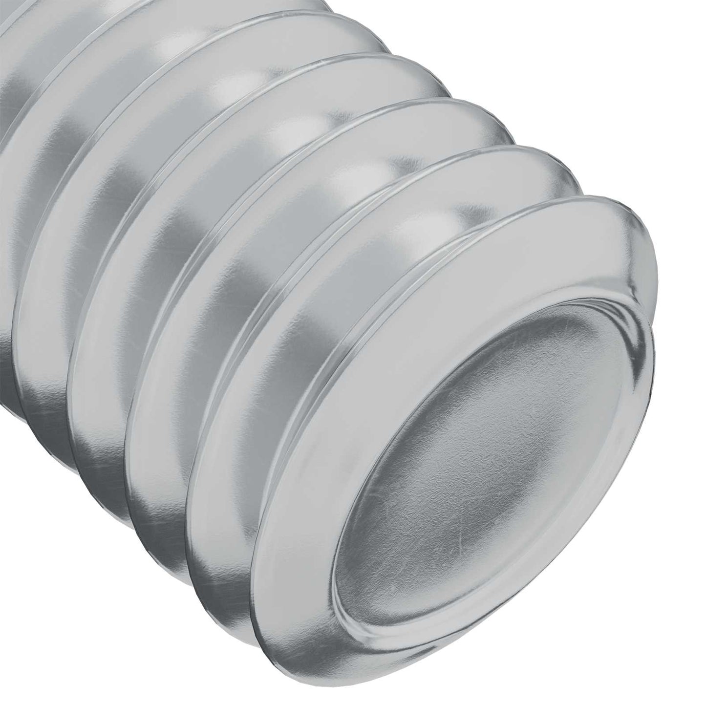Lock Screw Plain 2 pcs Silver M6 x 30 mm Steel