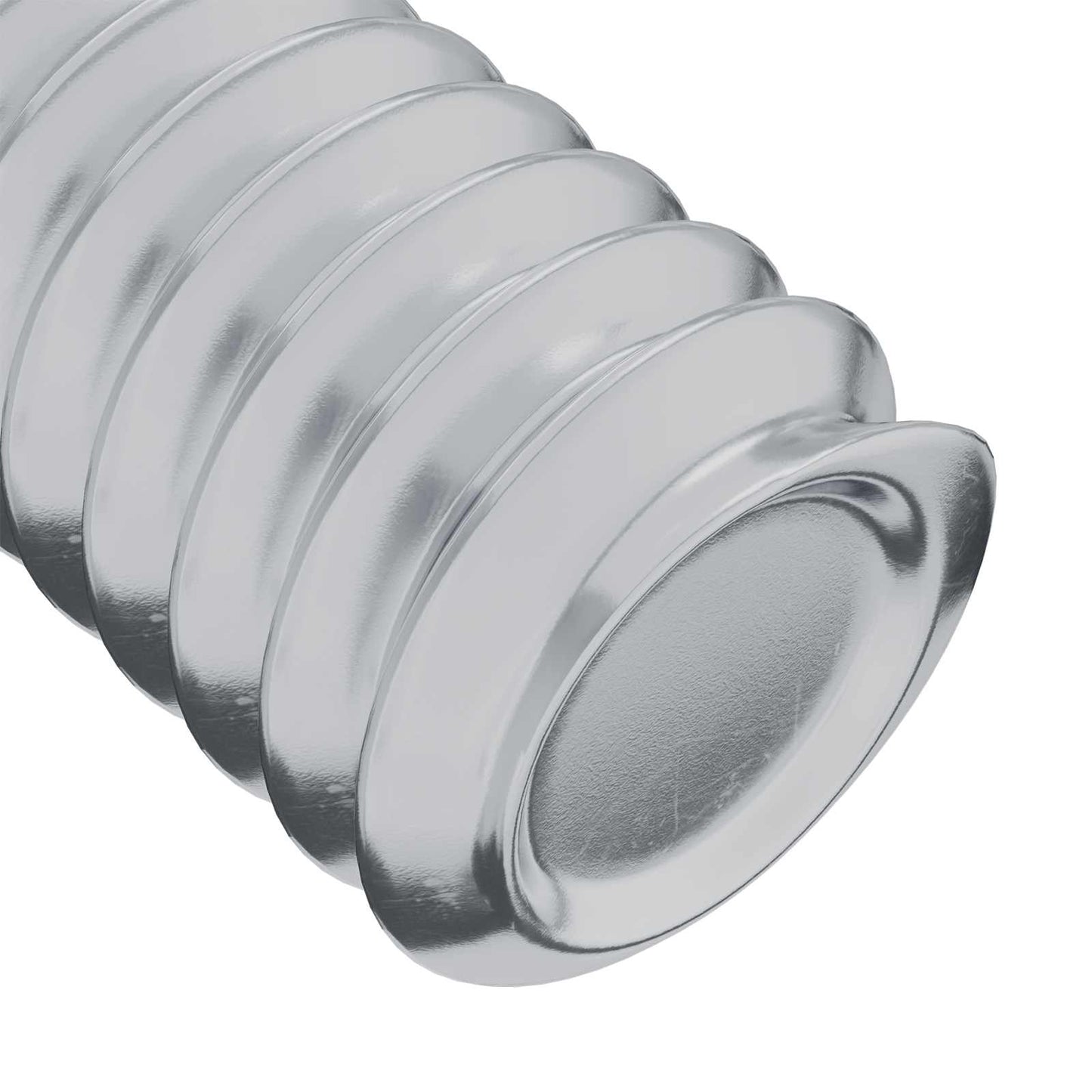 Lock Screw Plain 2 pcs Silver M6 x 35 mm Steel