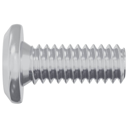 Head Lock Screw 2 pcs Silver M6 x 15 mm Steel