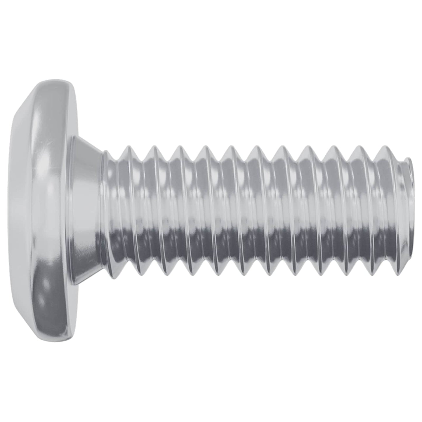 Head Lock Screw 12 pcs Silver M6 x 15 mm Steel