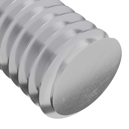 Screw 2 pcs Silver 8 x 25 mm Steel