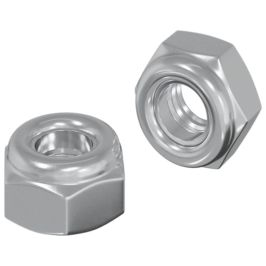 Nut 2 pcs Silver M6 x 10 mm Iron