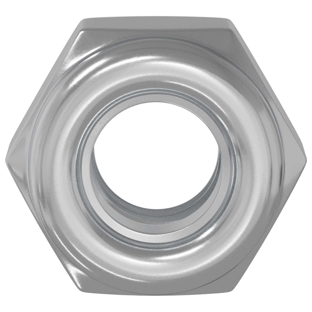 Nut 2 pcs Silver M6 x 10 mm Iron