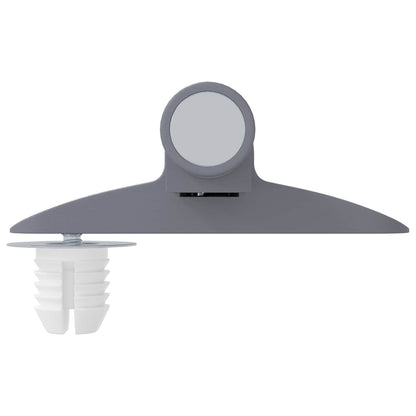 Soft Close Damper 12 pcs Grey 125 x 47 x 15 mm PP