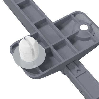Soft Close Damper 1161 pcs Grey 125 x 47 x 15 mm PP