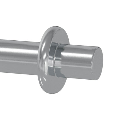 Shelf Peg 12 pcs Silver 8.6 x 8.6 x 14.6 mm Steel