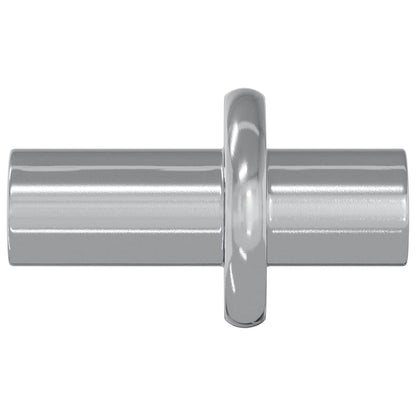 Shelf Peg 12 pcs Silver 8.6 x 8.6 x 14.6 mm Steel