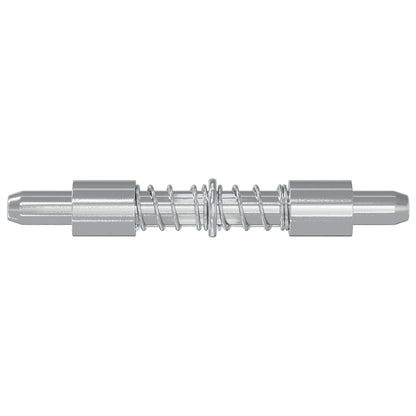 Latch 12 pcs Silver 46 x 17 x 1.2 mm Steel