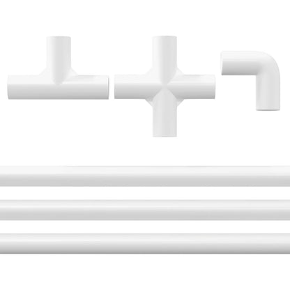 PVC Pipe 29 pcs White PP and PE