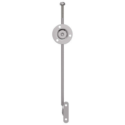 Pull Rod Hinge 2 pcs Silver 190 mm Iron