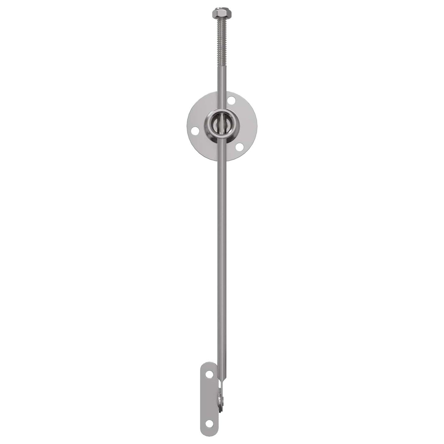 Pull Rod Hinge 2 pcs Silver 190 mm Iron