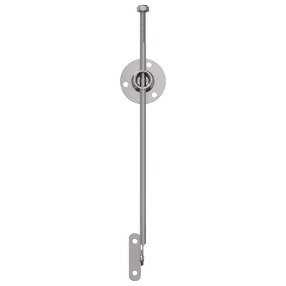 Pull Rod Hinge 2 pcs Silver 190 mm Iron