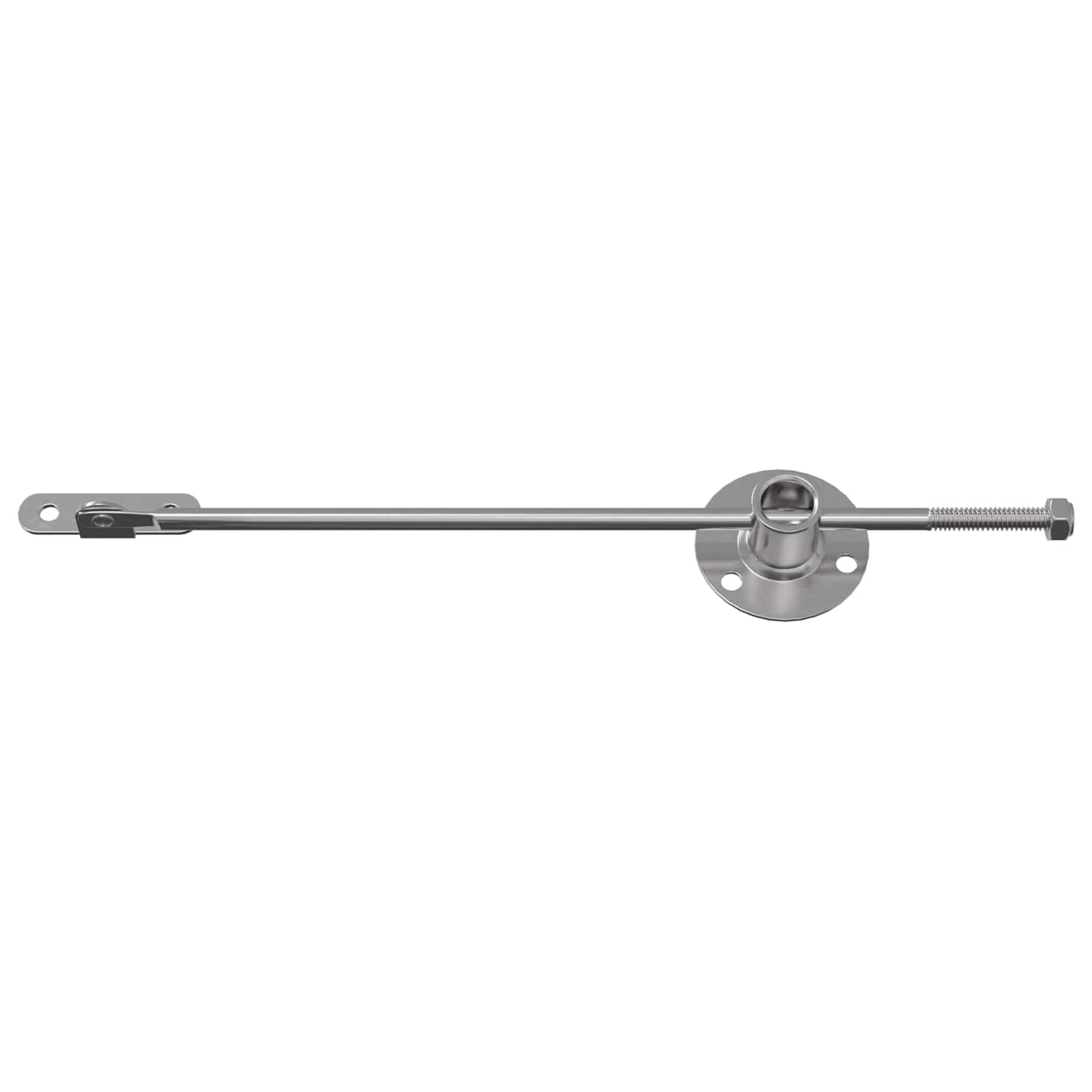 Pull Rod Hinge 12 pcs Silver 190 mm Metal