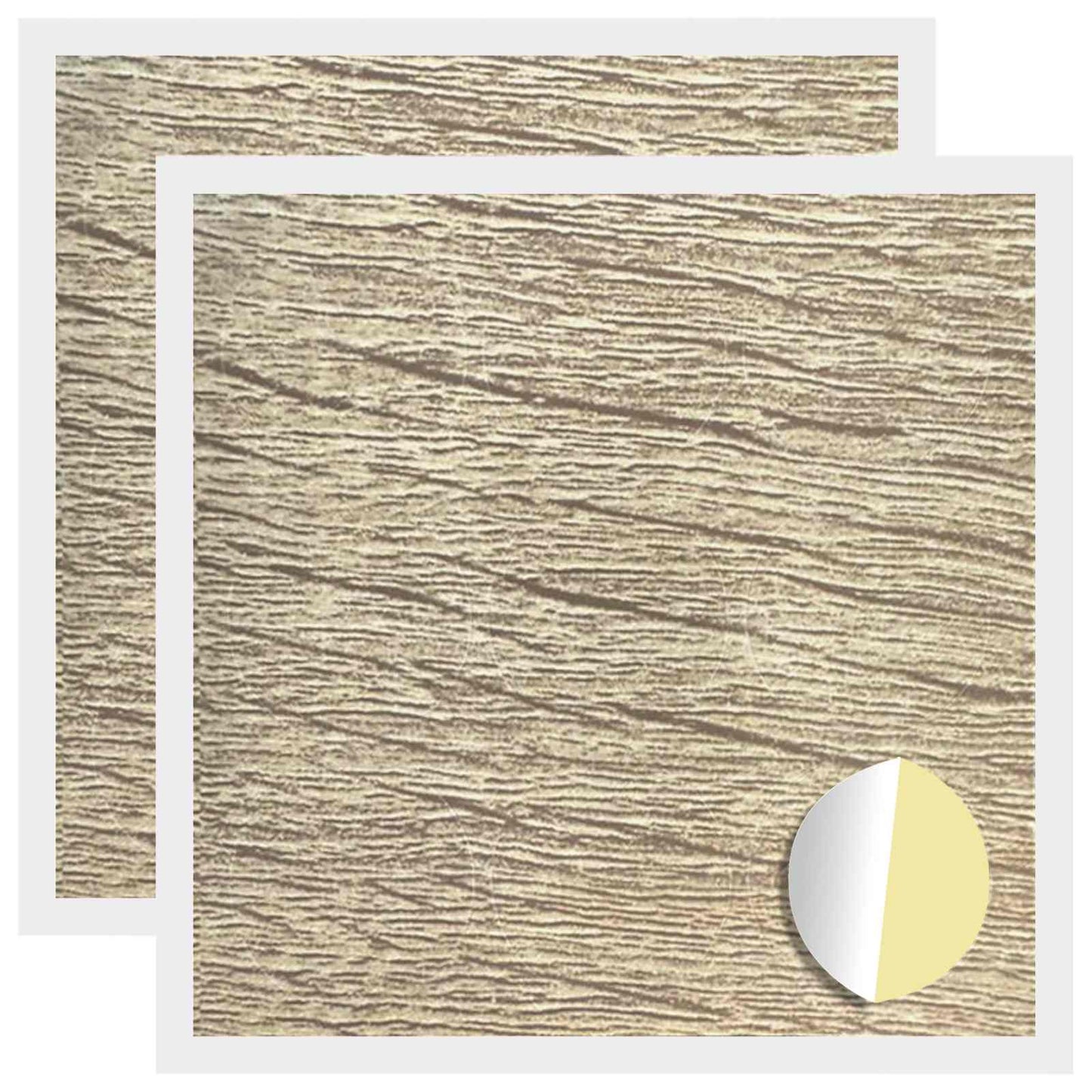 Self-adhesive Screw Cover 2 pcs Sonoma Oak Ø 20 x 0.5 mm