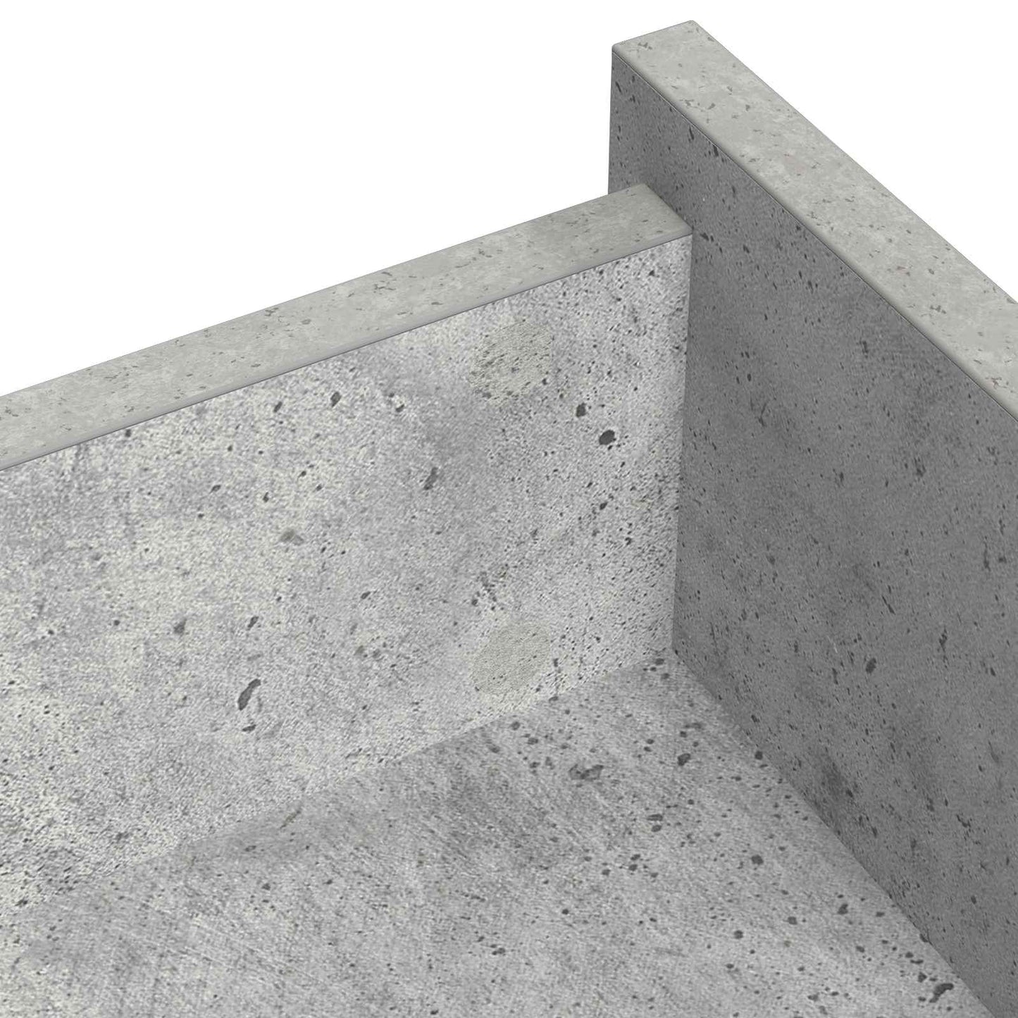 Self-adhesive Screw Cover 12 pcs Concrete Grey Ø 20 x 0.5 mm
