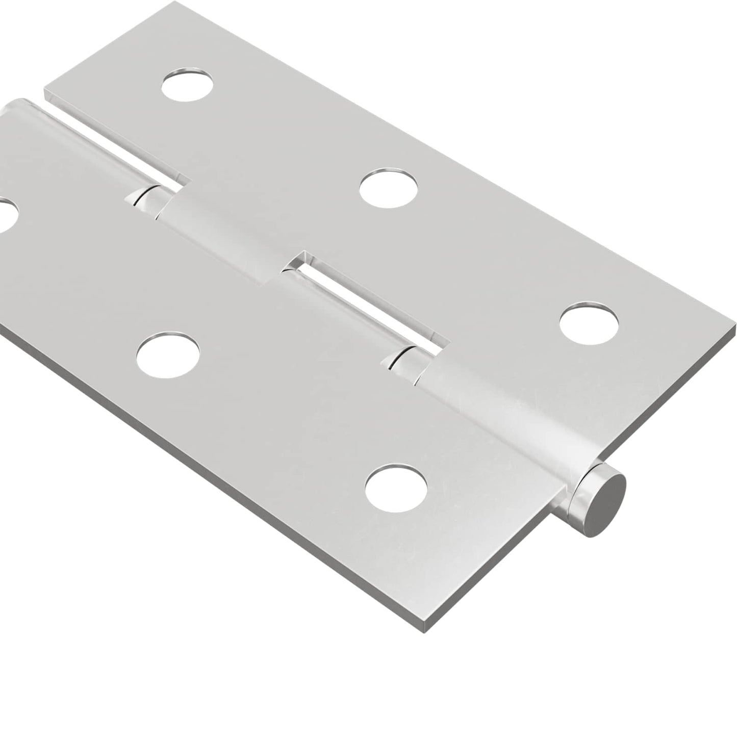 Hinge Plain 12 pcs Silver 58 x 35 x 1 mm Steel