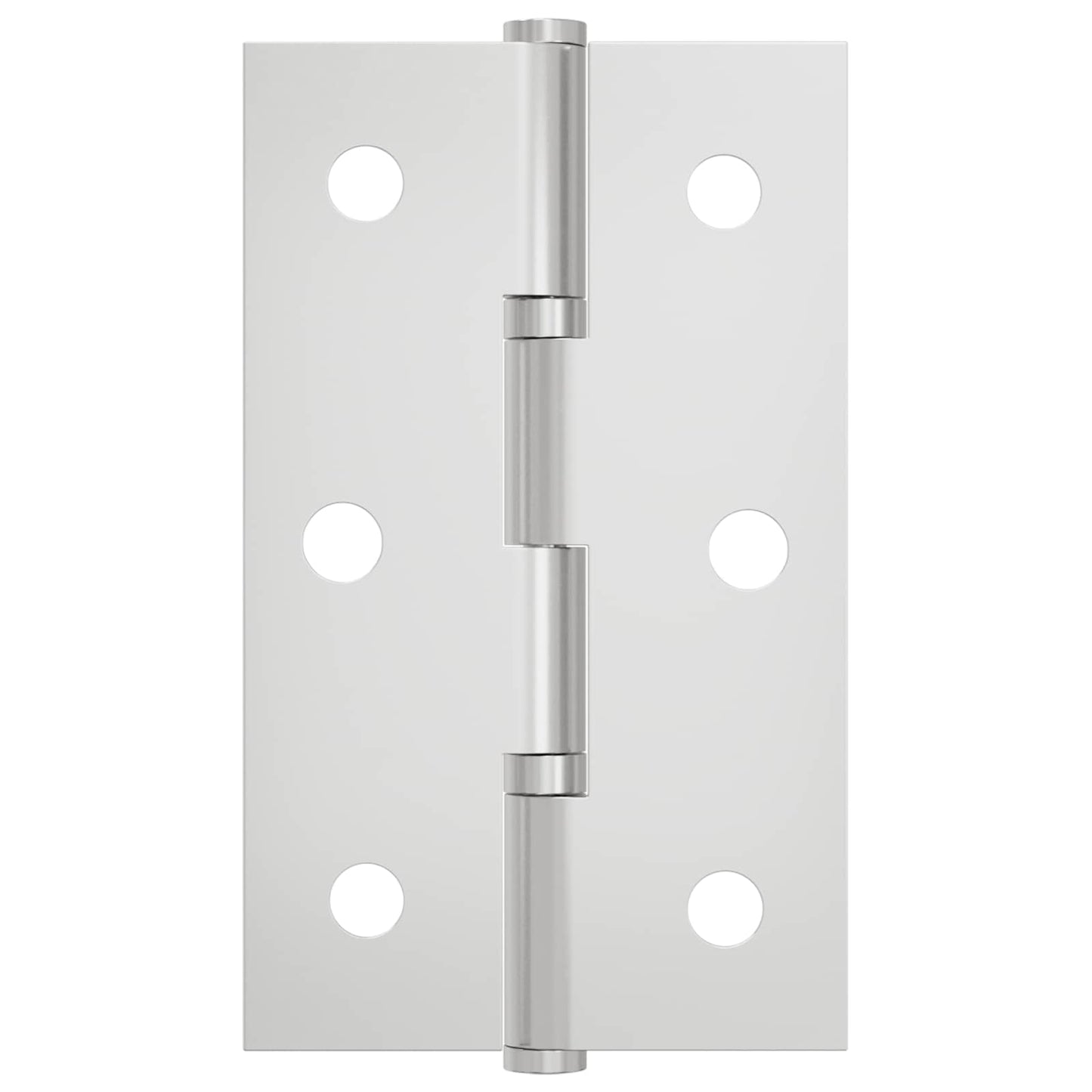 Hinge Plain 12 pcs Silver 58 x 35 x 1 mm Steel
