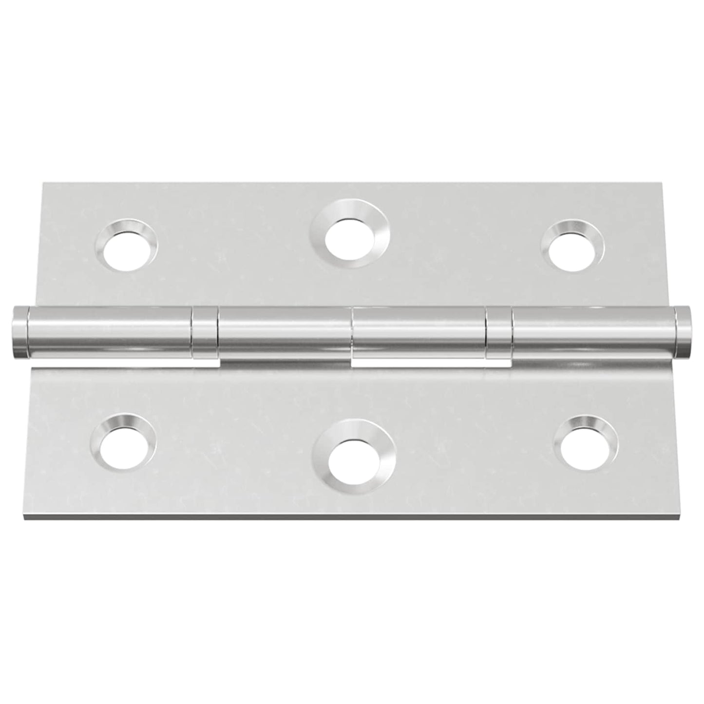 Hinge Plain 12 pcs Silver 58 x 35 x 1 mm Steel