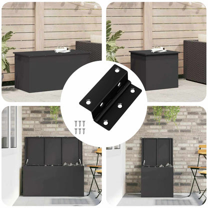 Hinge 537 pcs Black 38 x 17 x 60 mm Iron