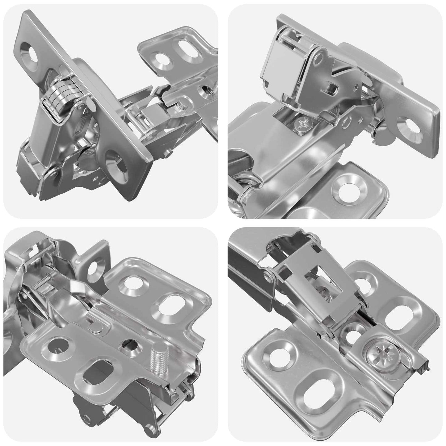 Hinge 12 pcs Nickel 139 x 64.1 x 10 mm Iron