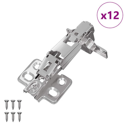 Hinge 12 pcs Nickel 139 x 64.1 x 10 mm Iron
