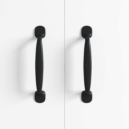 Furniture Handle 250 pcs Black 130 x 19.4 x 22.3 mm Aluminium