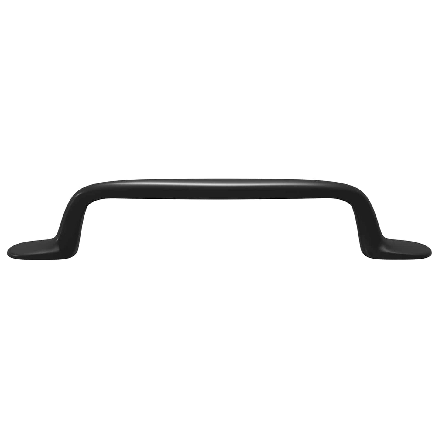 Furniture Handle 250 pcs Black 130 x 19.4 x 22.3 mm Aluminium